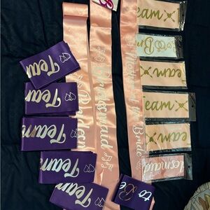 Bride sashes